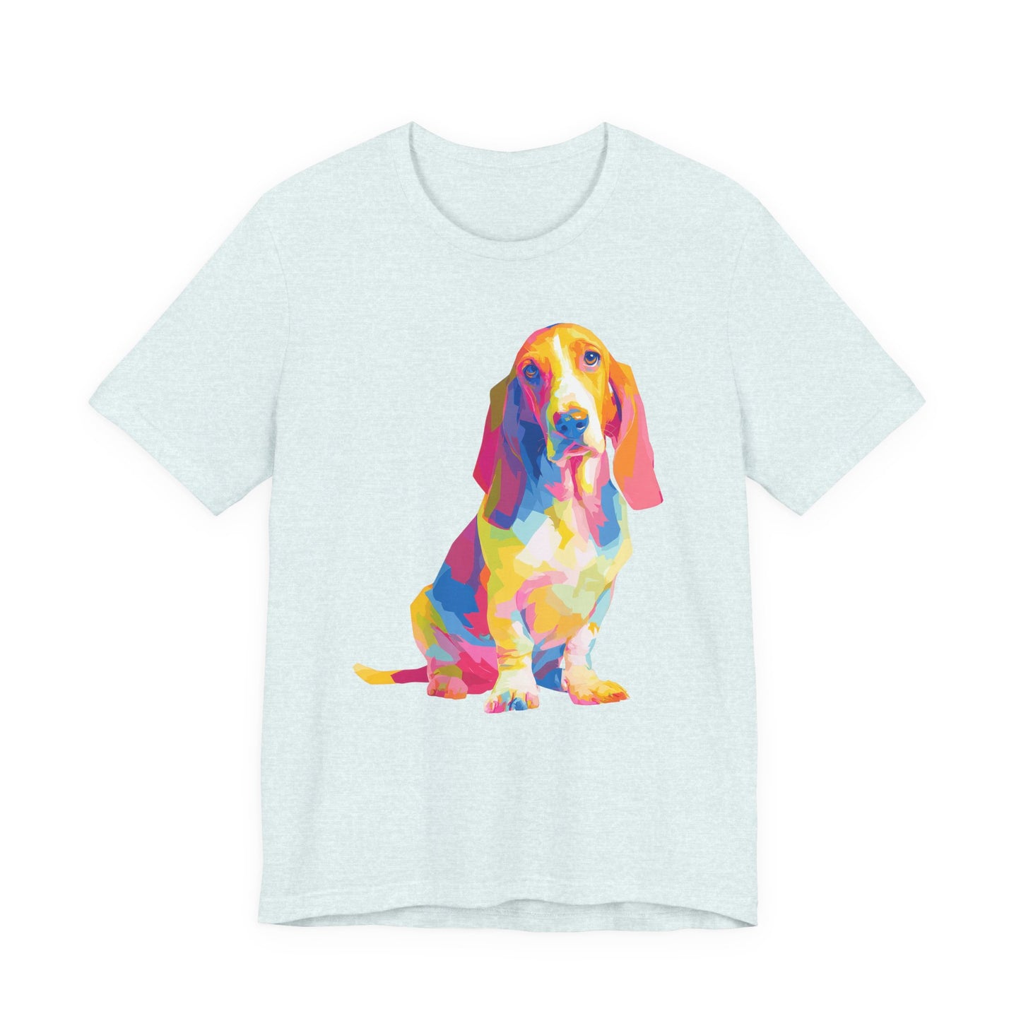 Basset Hound "Colorful Canine" T-shirt