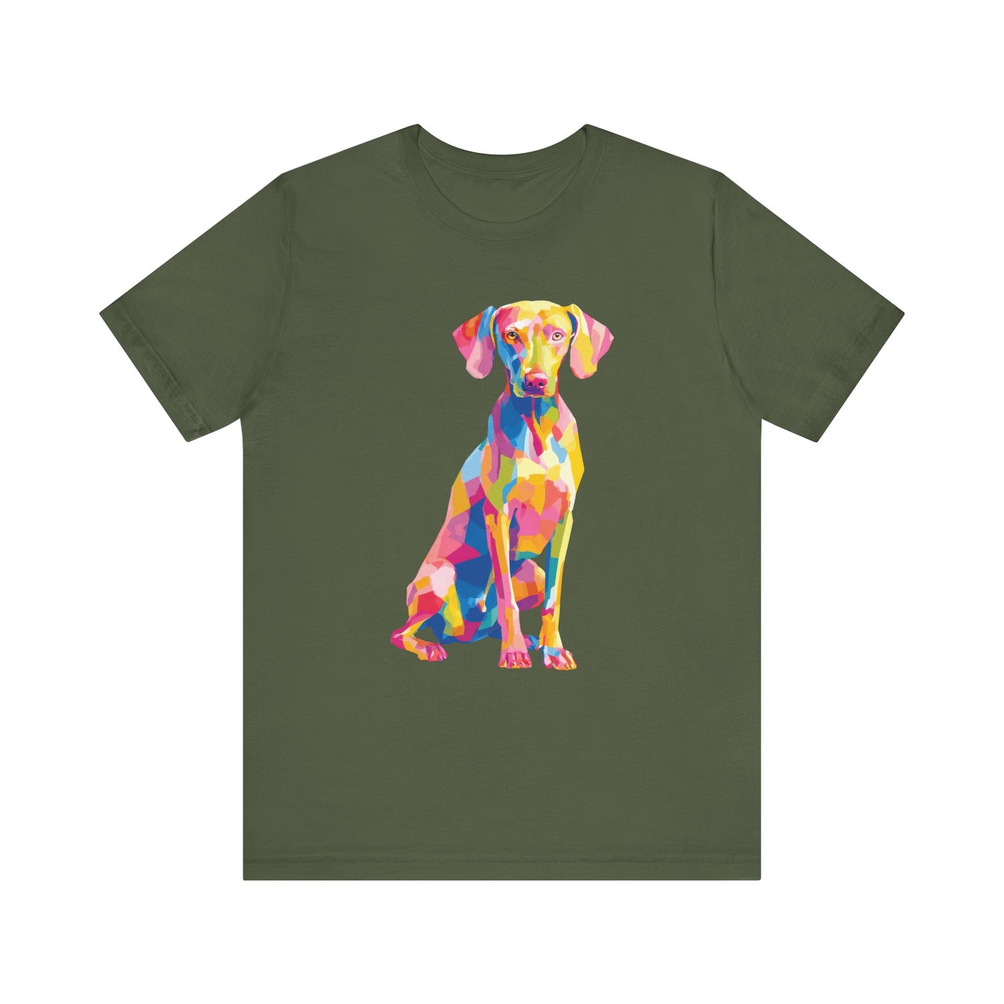 Weinmaraner "Colorful Canine" T-shirt