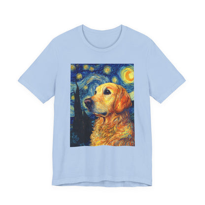 Golden Retriever "Starry Night" T-shirt