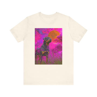 Rottweiler "Magenta Sky" T-shirt