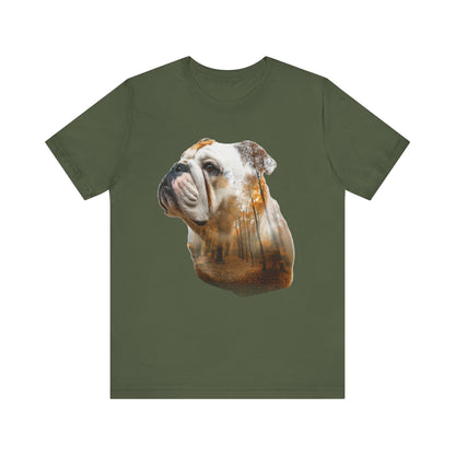 English Bulldog "Forest Minded" T-shirt