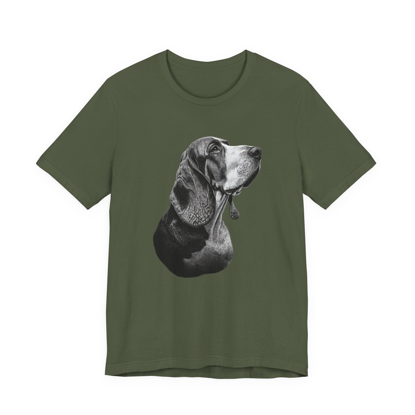 Basset Hound "Noir & Blanc" T-shirt