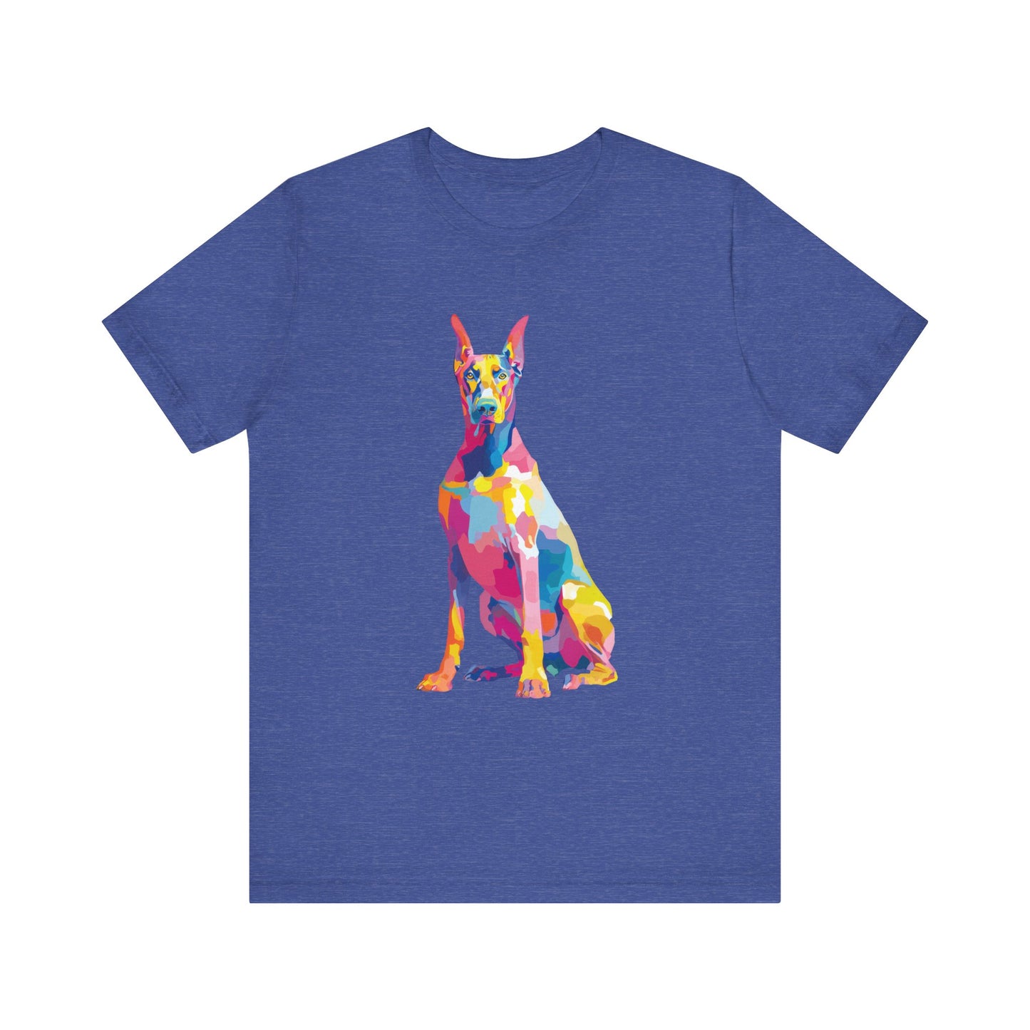 Doberman Pinscher "Colorful Canine" T-shirt