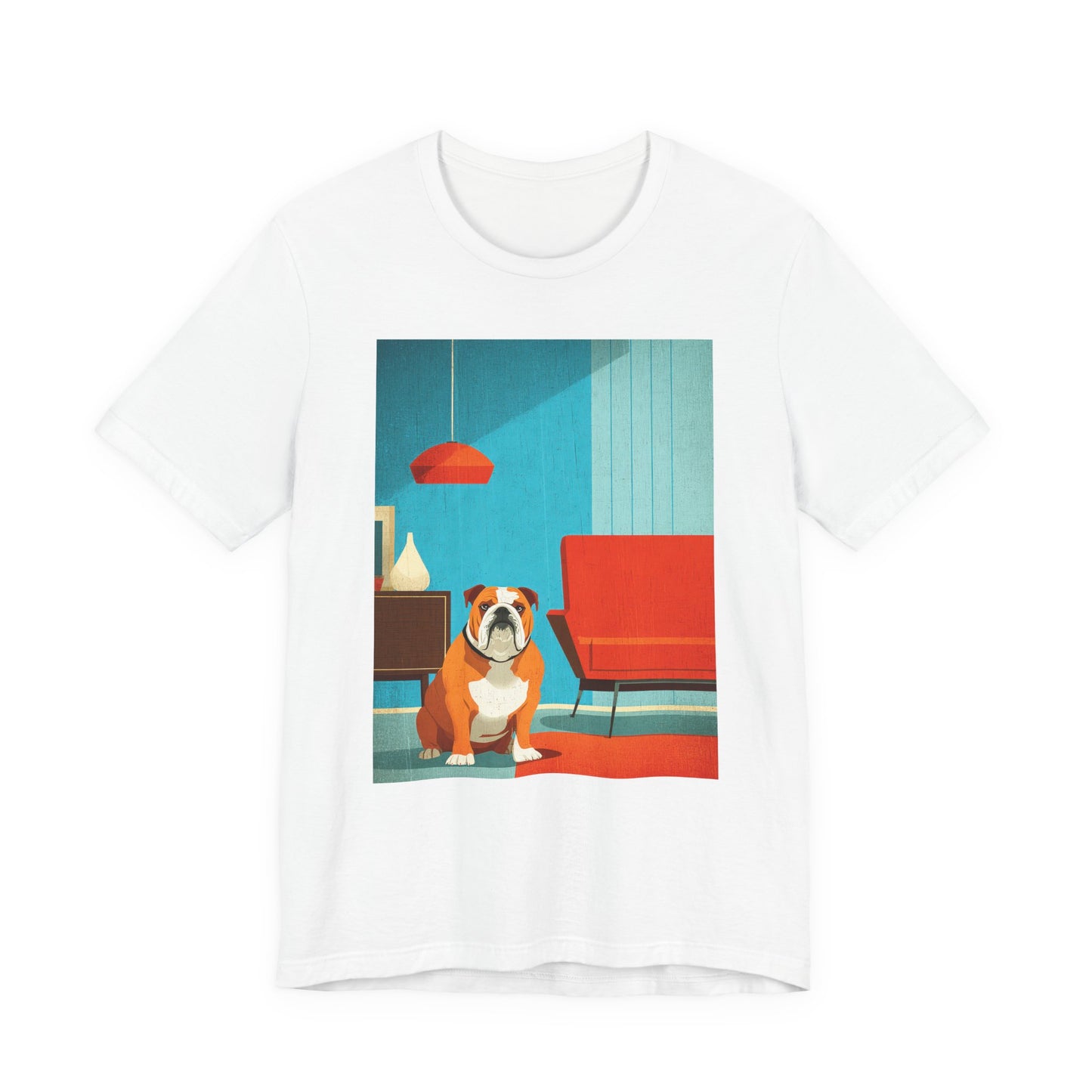 English Bulldog "Mid-Century Doggo" T-shirt