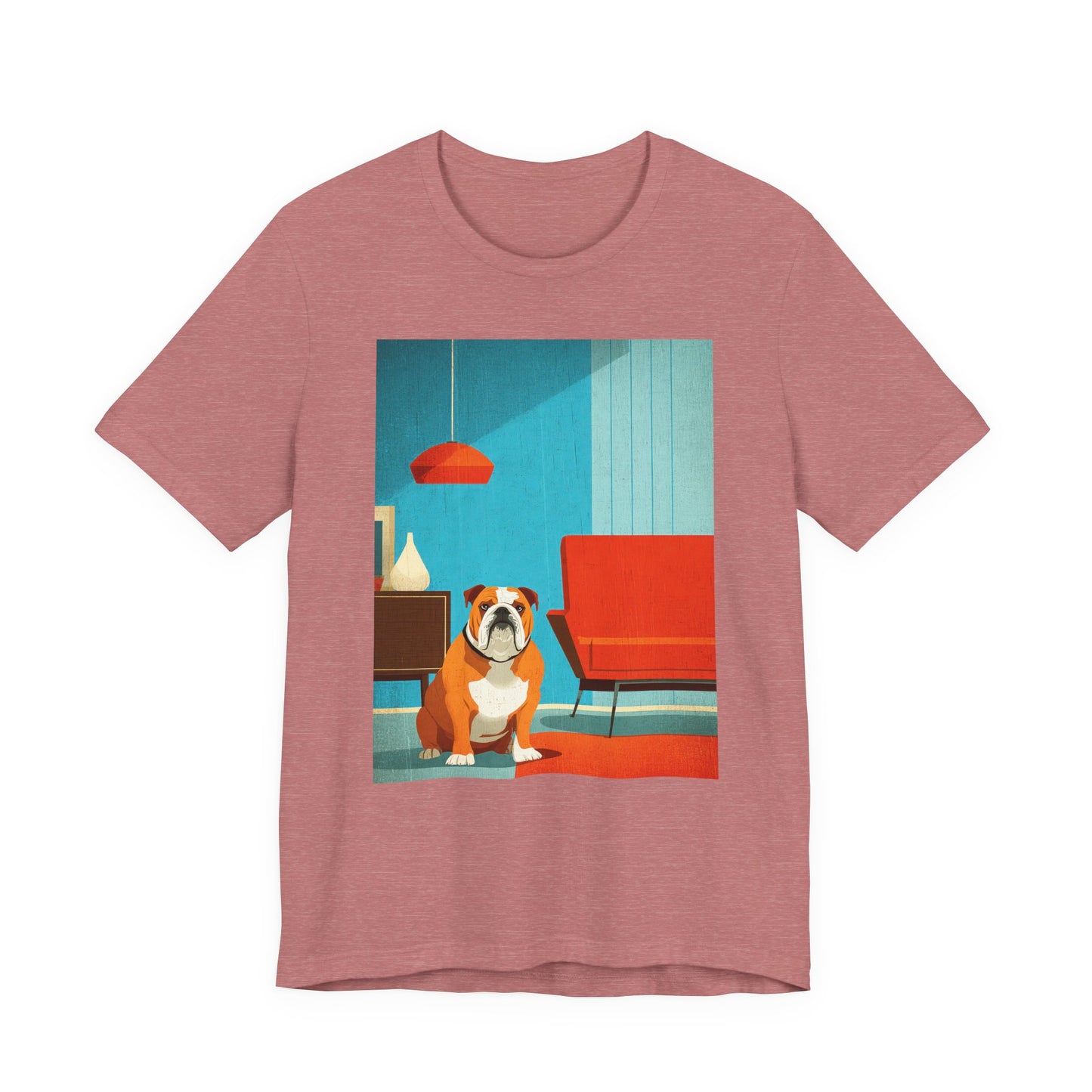 English Bulldog "Mid-Century Doggo" T-shirt