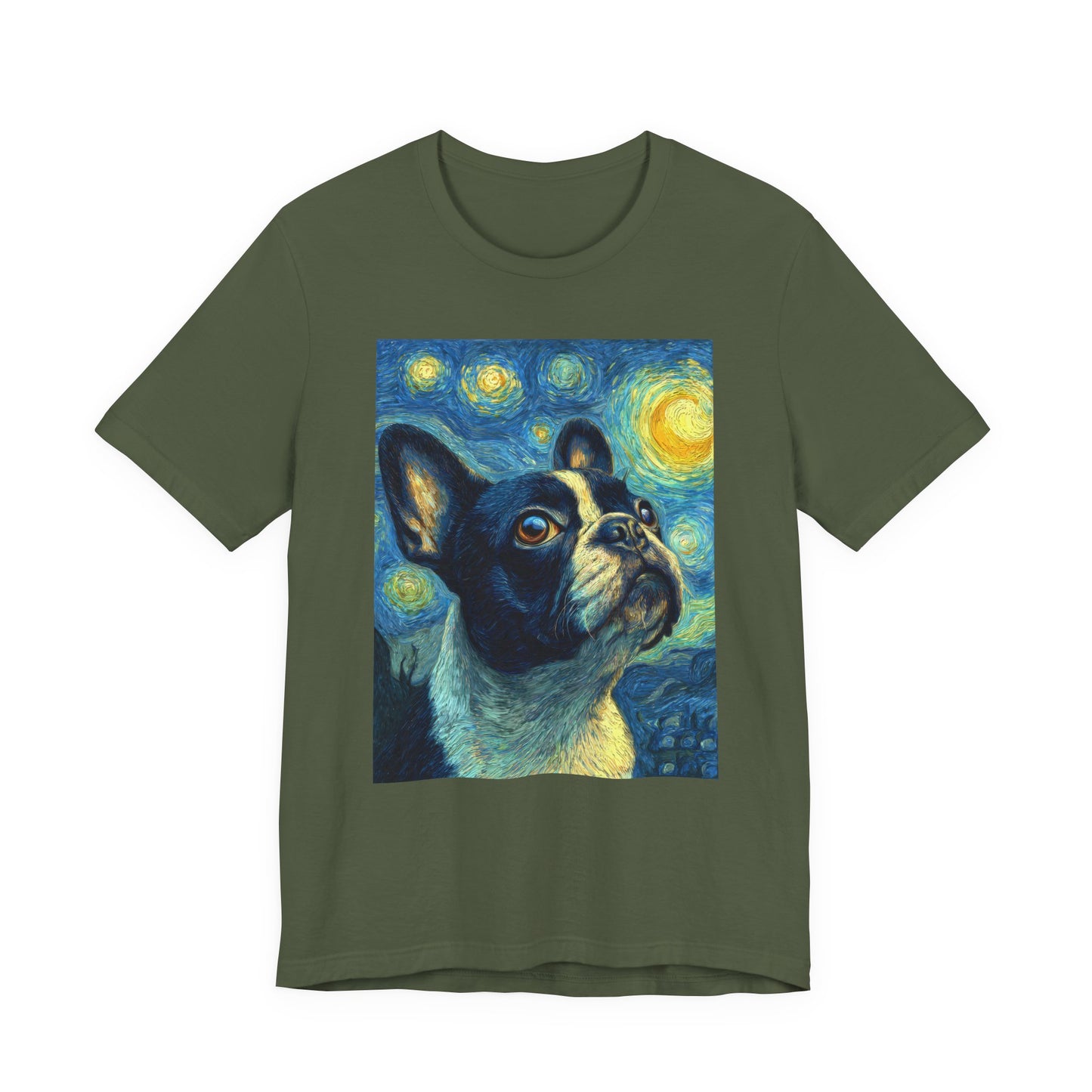 French Bulldog "Starry Night" T-shirt