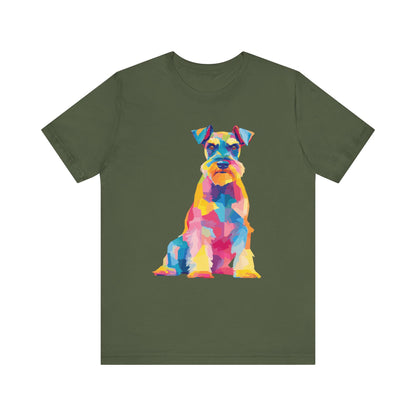 Giant Schnauzer "Colorful Canine" T-shirt