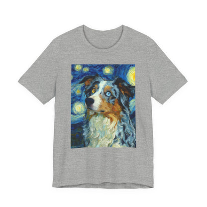 Australian Shepherd "Starry Night" T-shirt
