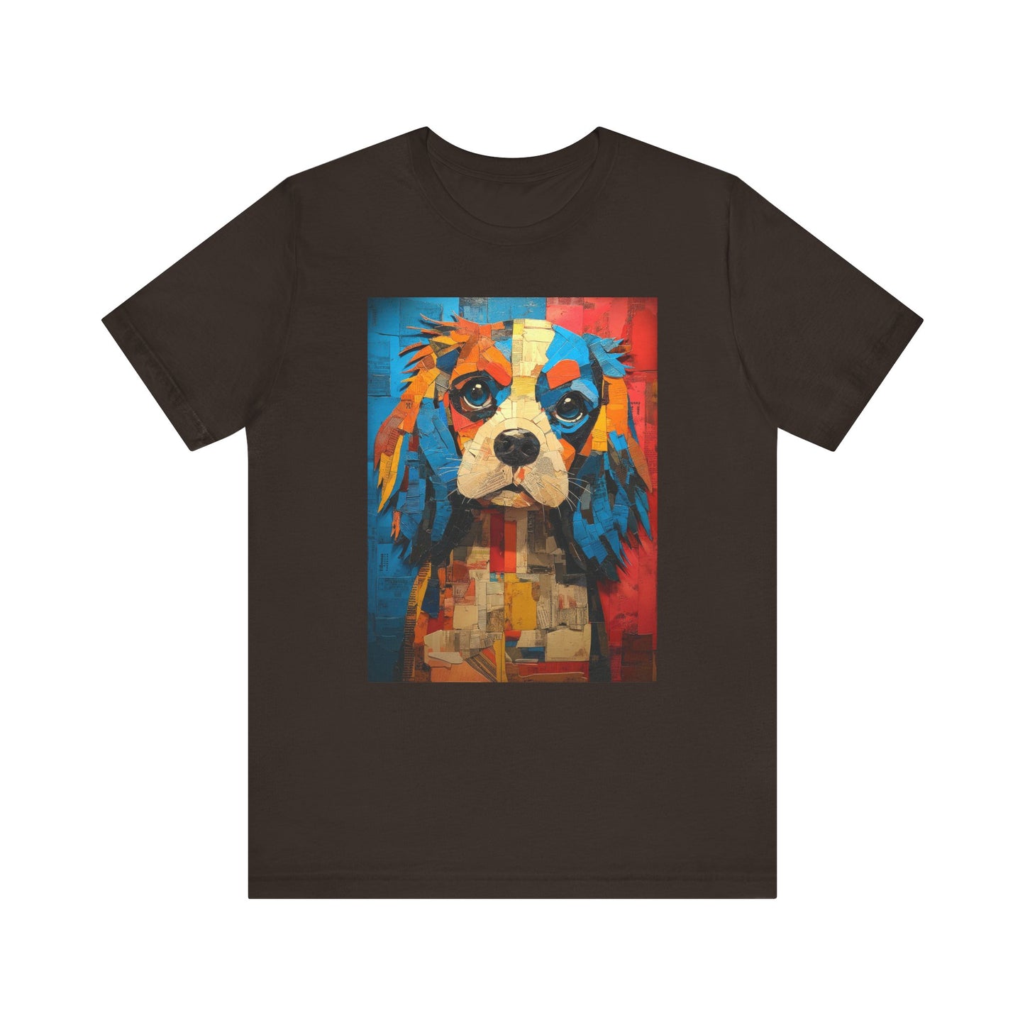 Cavalier King Charles Spaniel "Mosaic Mutt" T-shirt