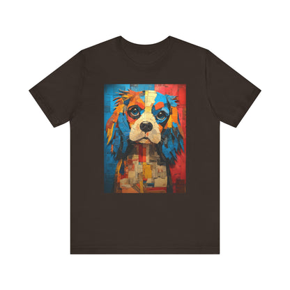 Cavalier King Charles Spaniel "Mosaic Mutt" T-shirt