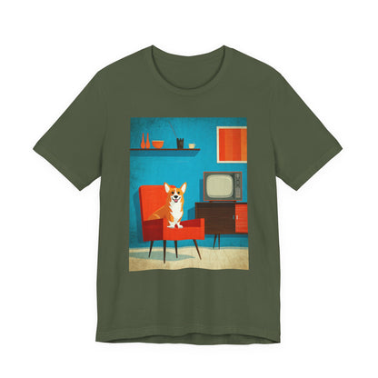 Pembroke Welsh Corgi "Mid-Century Doggo" T-shirt