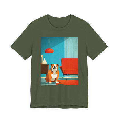 English Bulldog "Mid-Century Doggo" T-shirt
