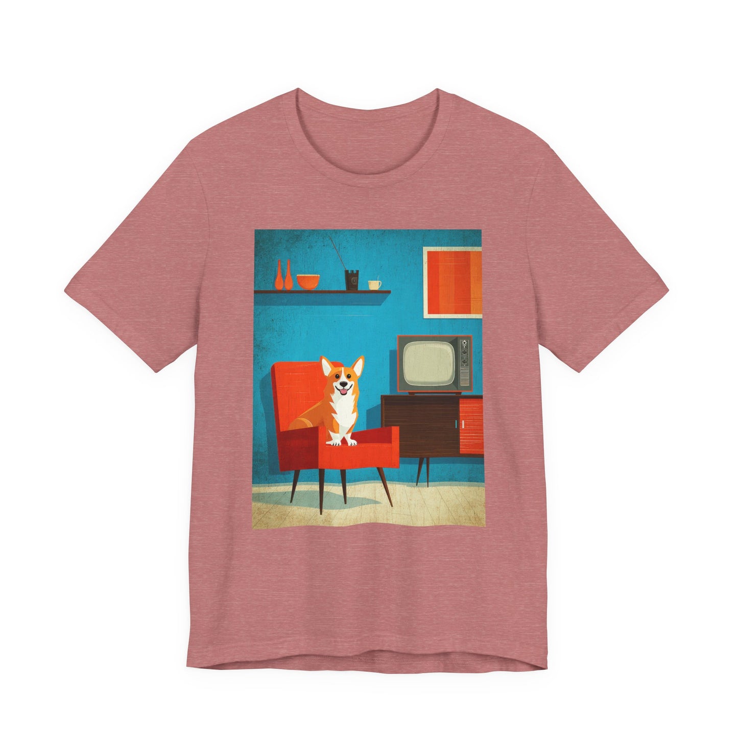 Pembroke Welsh Corgi "Mid-Century Doggo" T-shirt