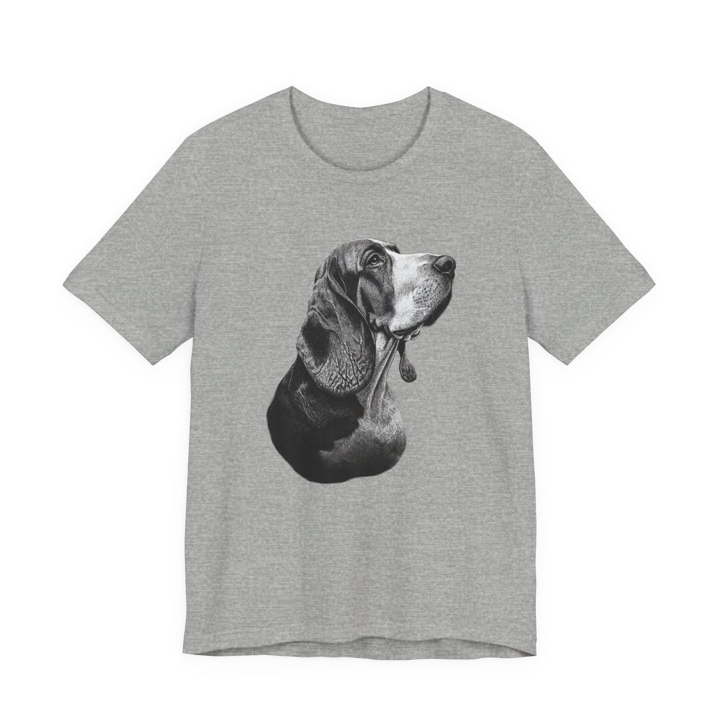 Basset Hound "Noir & Blanc" T-shirt
