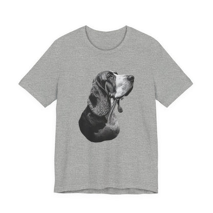 Basset Hound "Noir & Blanc" T-shirt