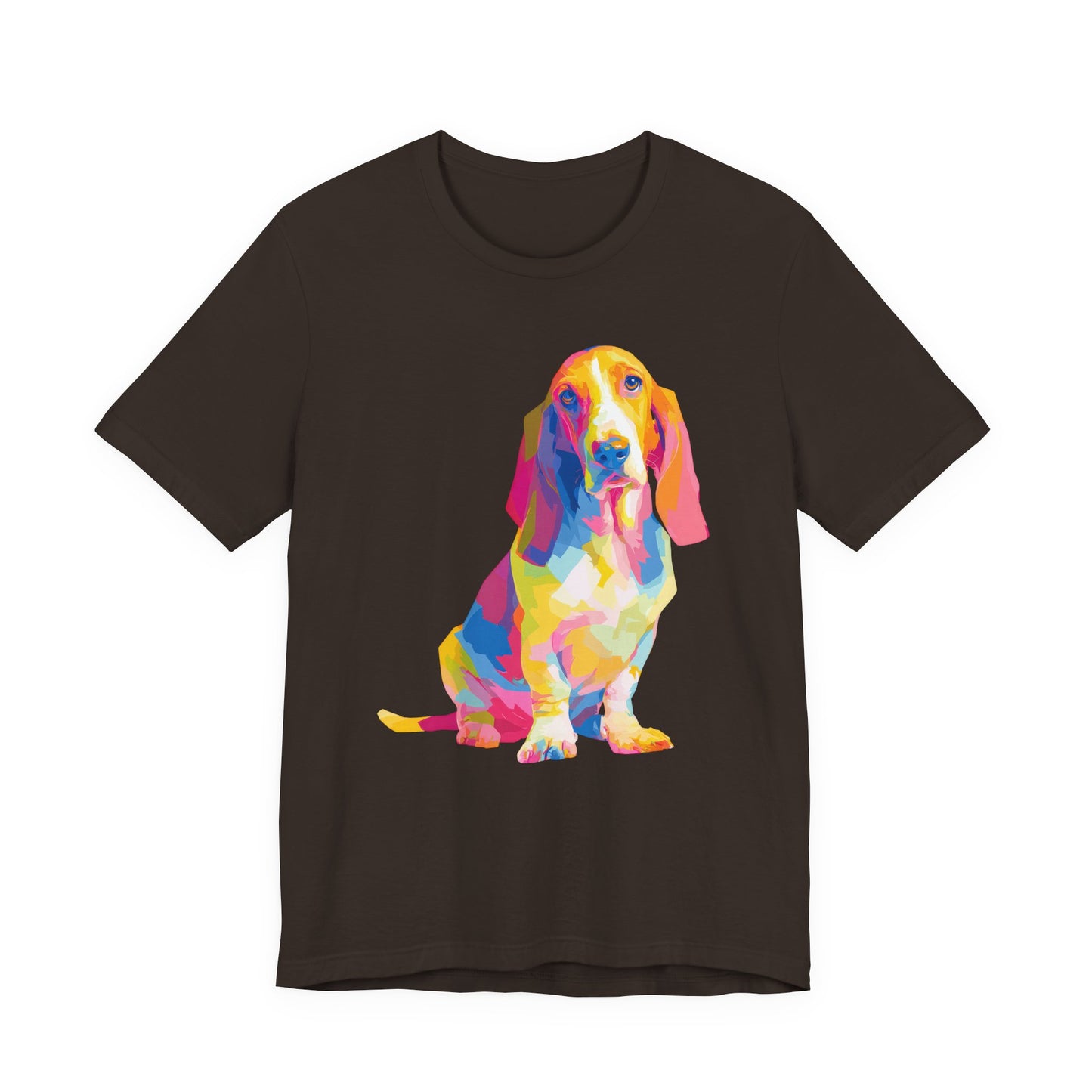 Basset Hound "Colorful Canine" T-shirt