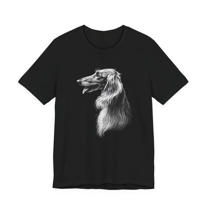 Afghan Hound "Noir & Blanc" T-shirt