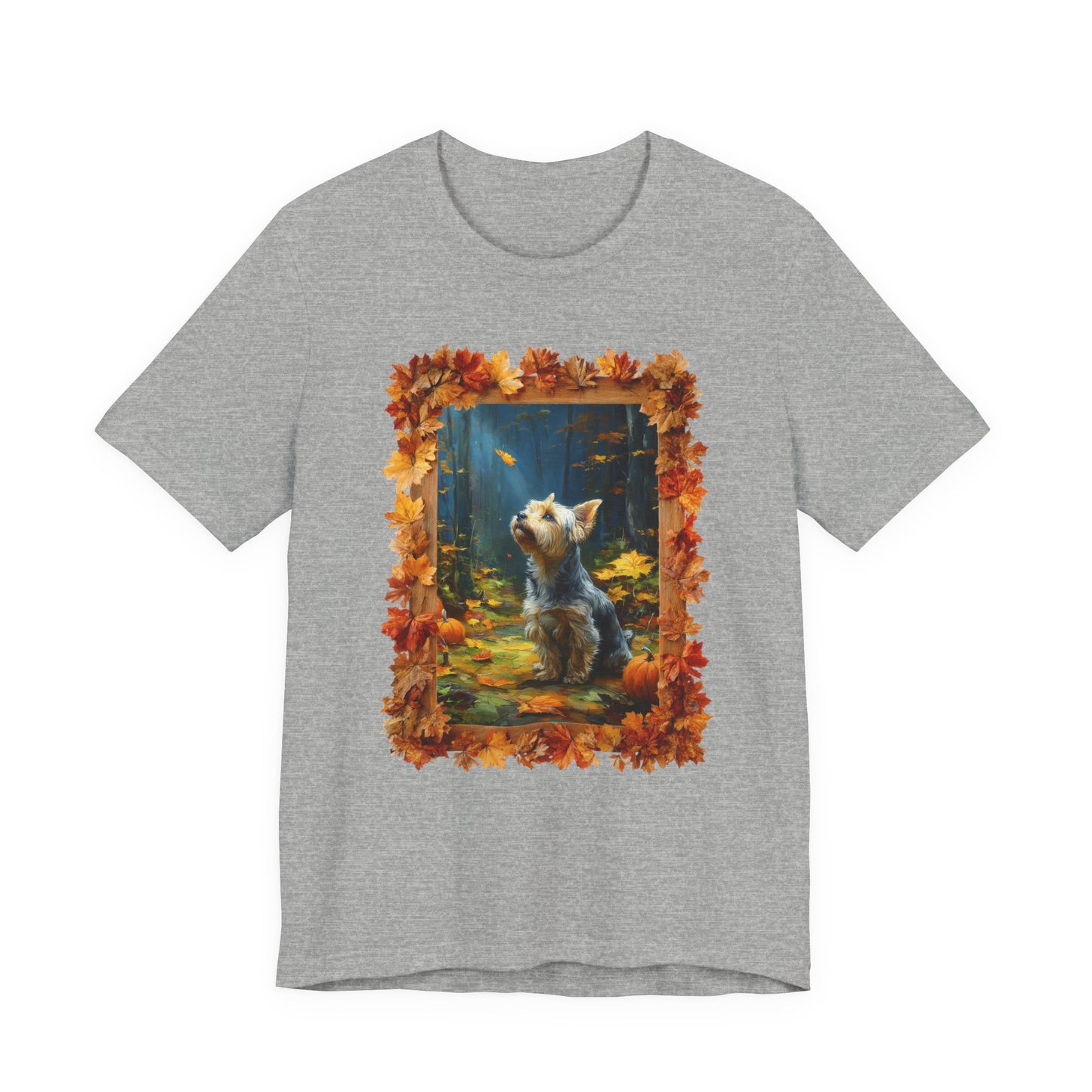 Yorkshire Terrier "Pumpkin Pup" T-shirt