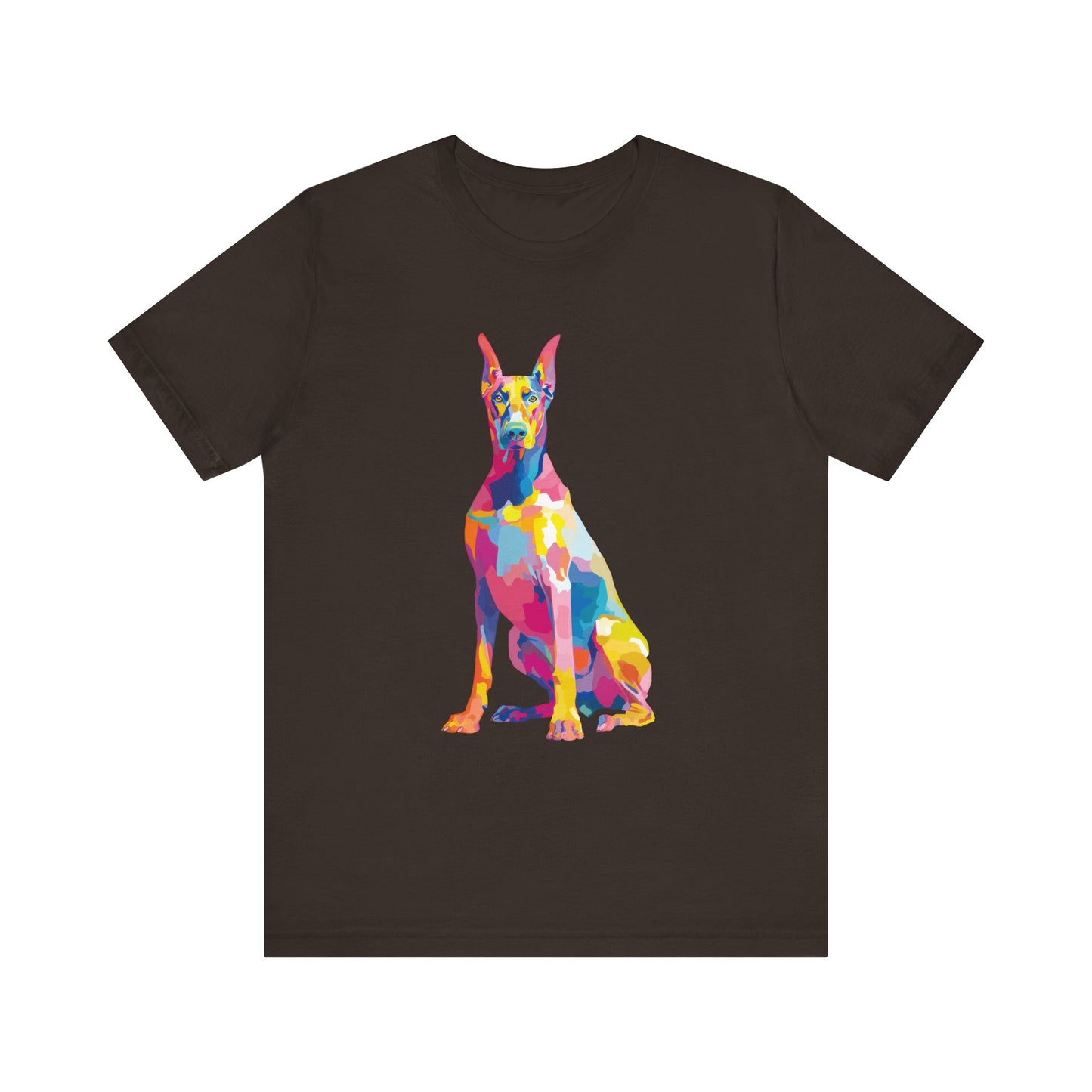 Doberman Pinscher "Colorful Canine" T-shirt