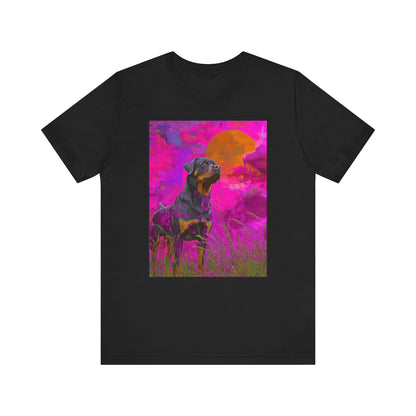 Rottweiler "Magenta Sky" T-shirt