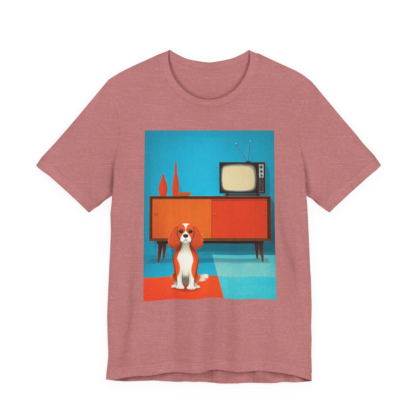 Cavalier King Charles Spaniel "Mid-Century Doggo" T-shirt