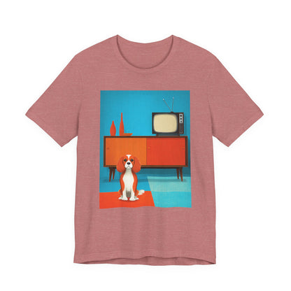 Cavalier King Charles Spaniel "Mid-Century Doggo" T-shirt