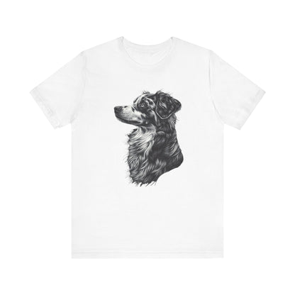 Australian Shepherd "Noir & Blanc" T-shirt