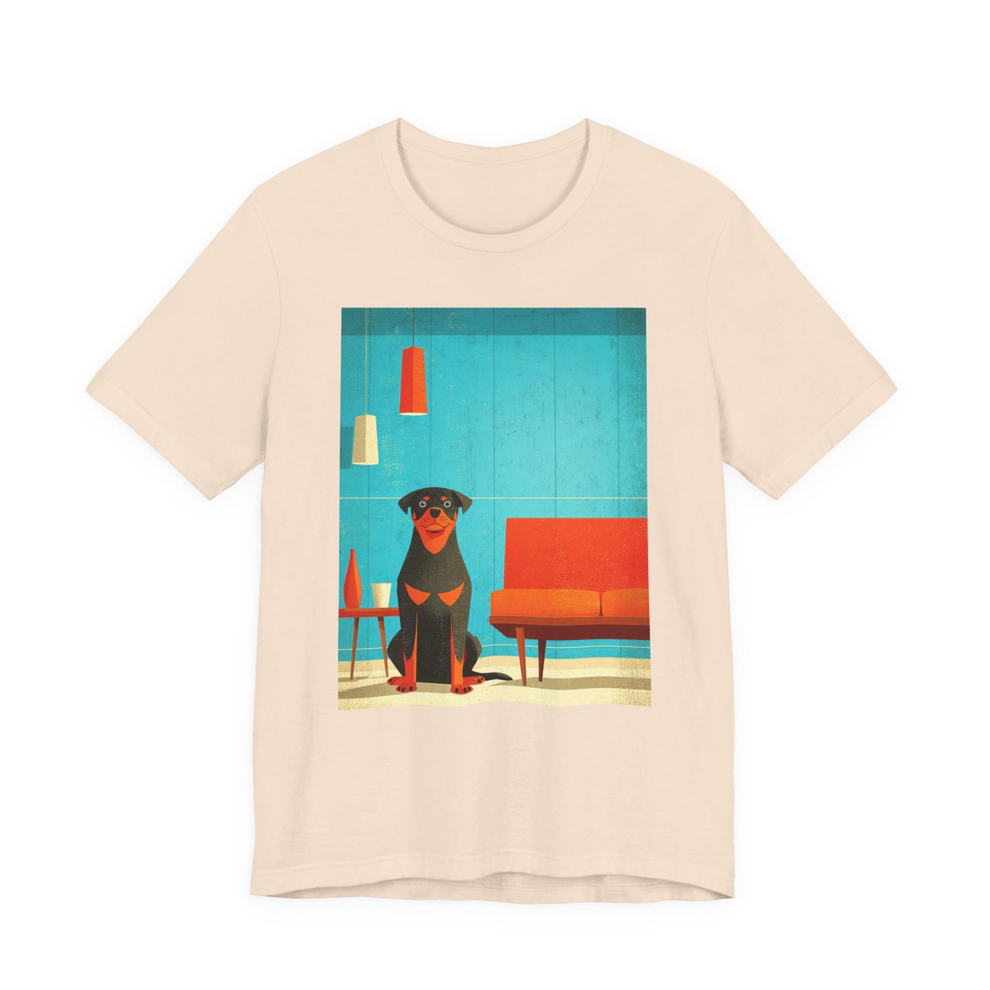 Rottweiler "Mid-Century Doggo" T-shirt