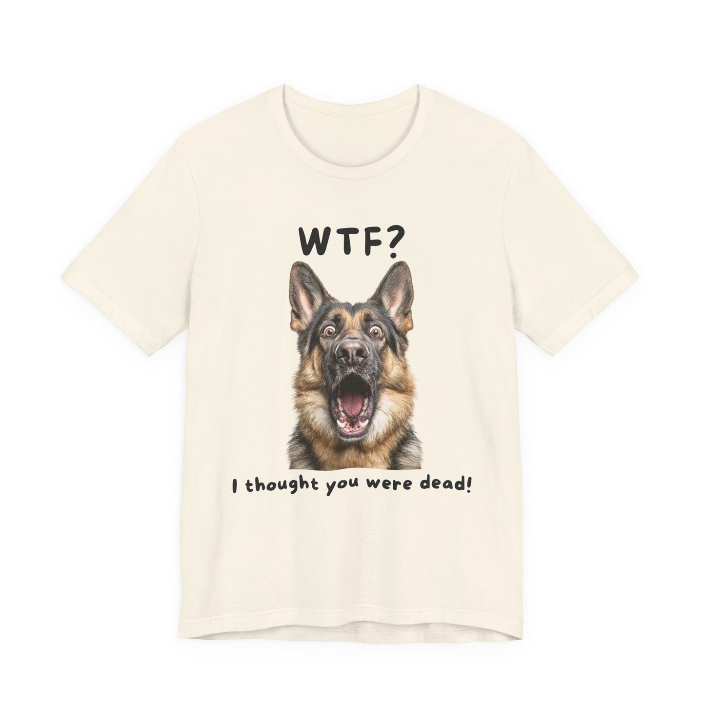 German Shepherd "WTF?" T-shirt