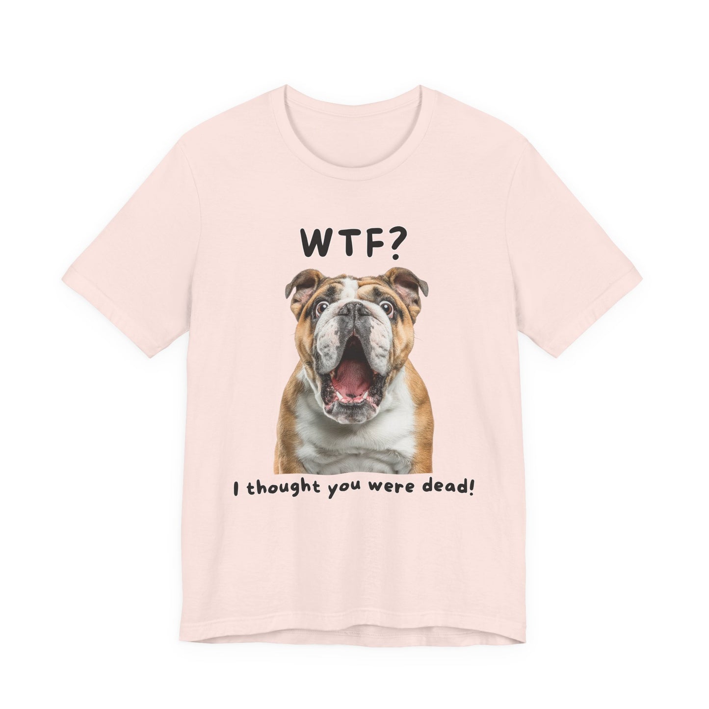 English Bulldog "WTF?" T-shirt