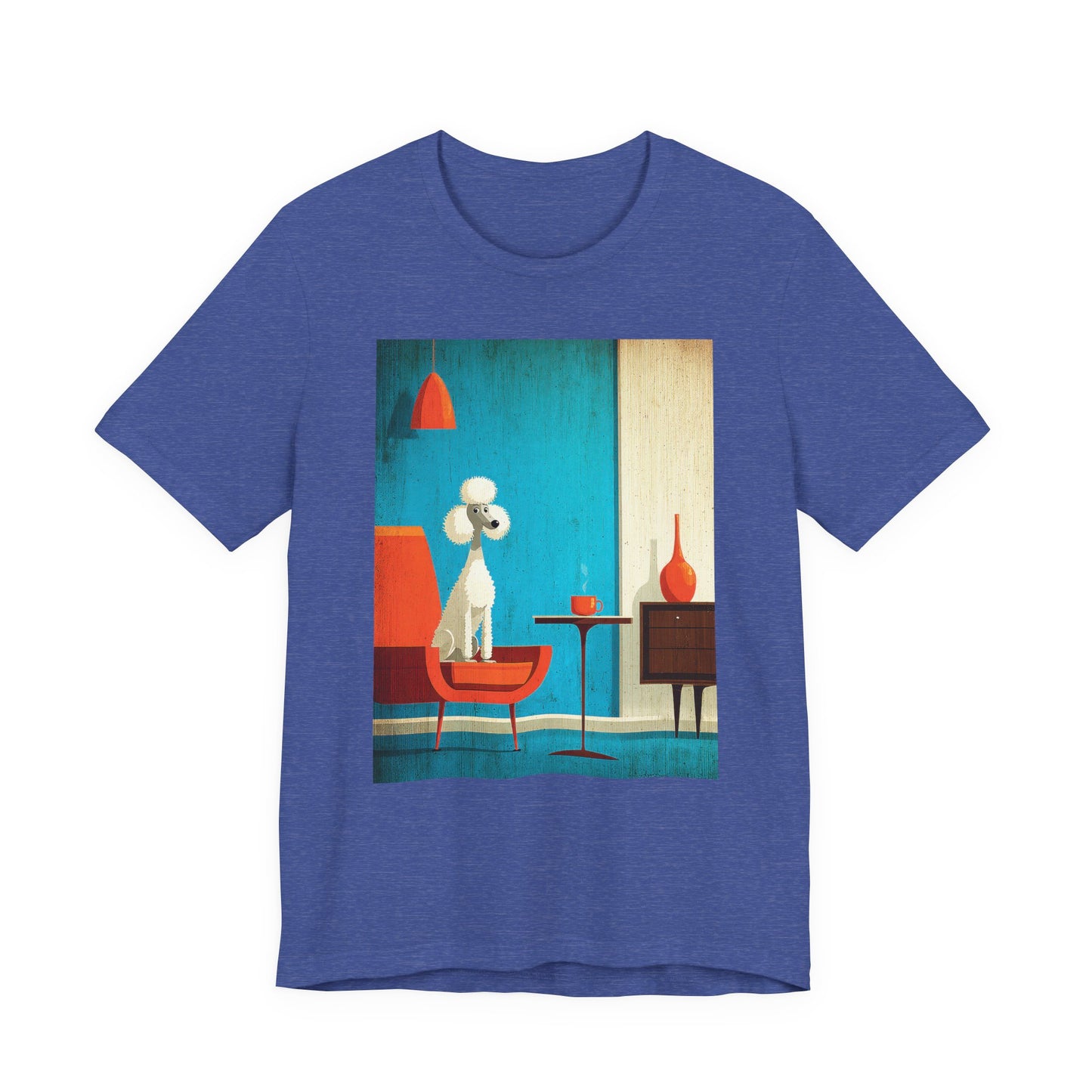 French Poodle "Mid-Century Doggo" T-shirt