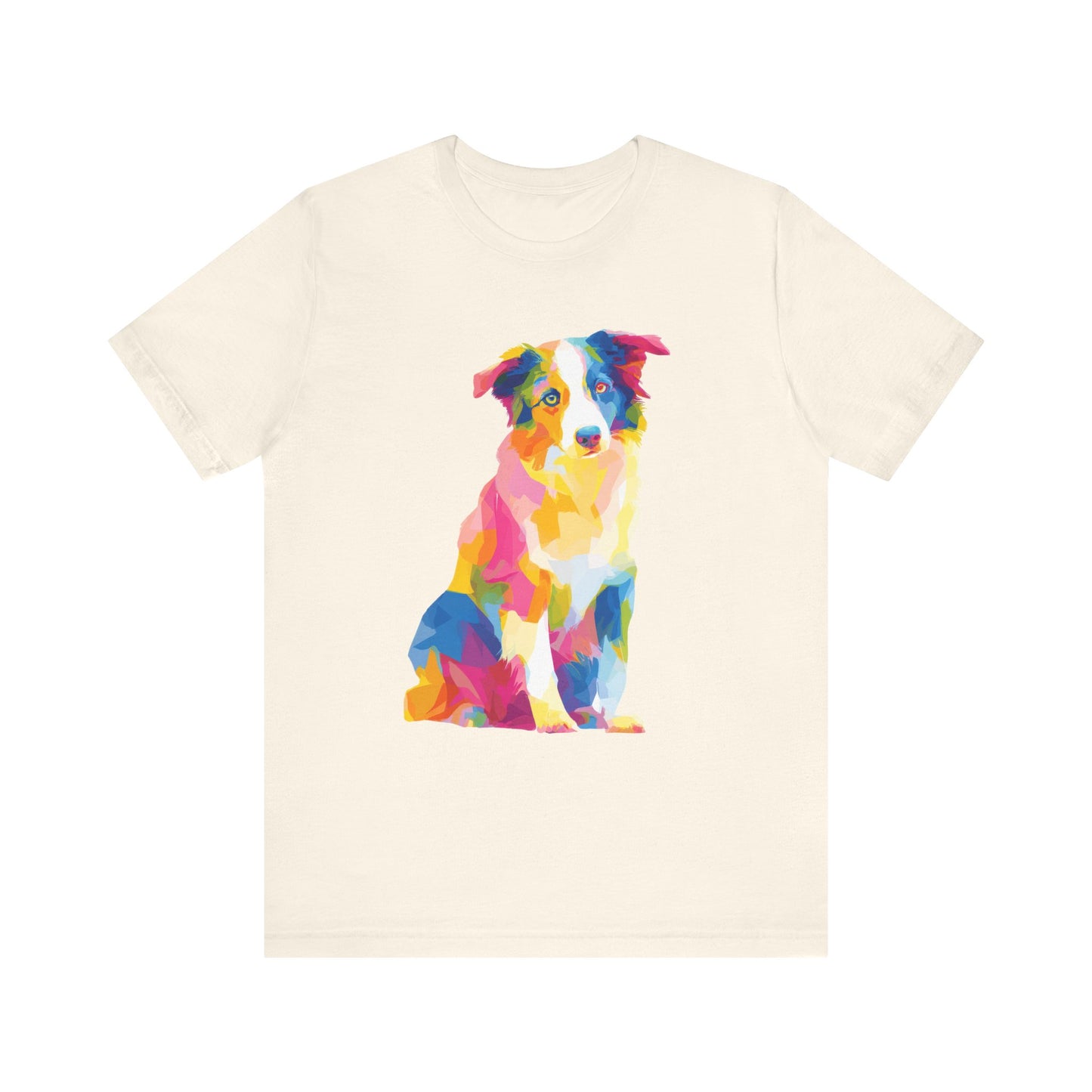 Australian Shepherd "Colorful Canine" T-shirt