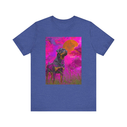 Rottweiler "Magenta Sky" T-shirt