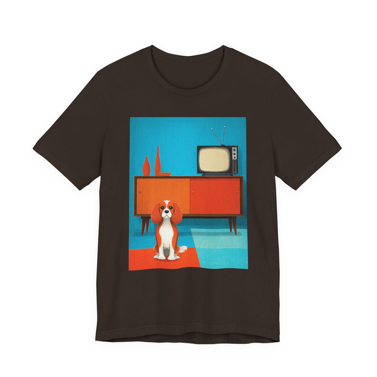 Cavalier King Charles Spaniel "Mid-Century Doggo" T-shirt