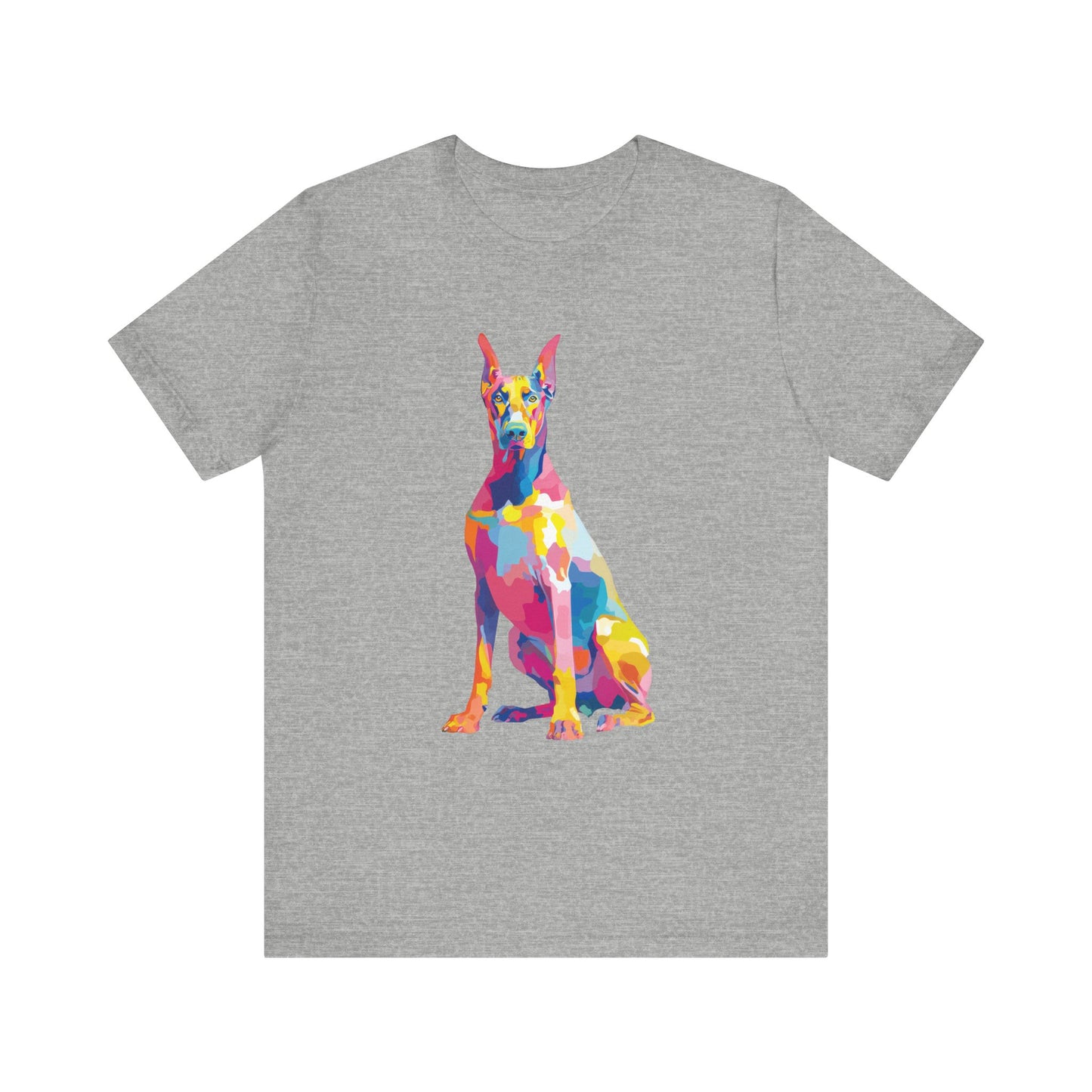 Doberman Pinscher "Colorful Canine" T-shirt