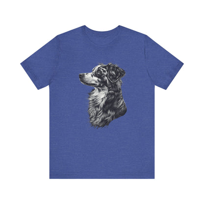 Australian Shepherd "Noir & Blanc" T-shirt