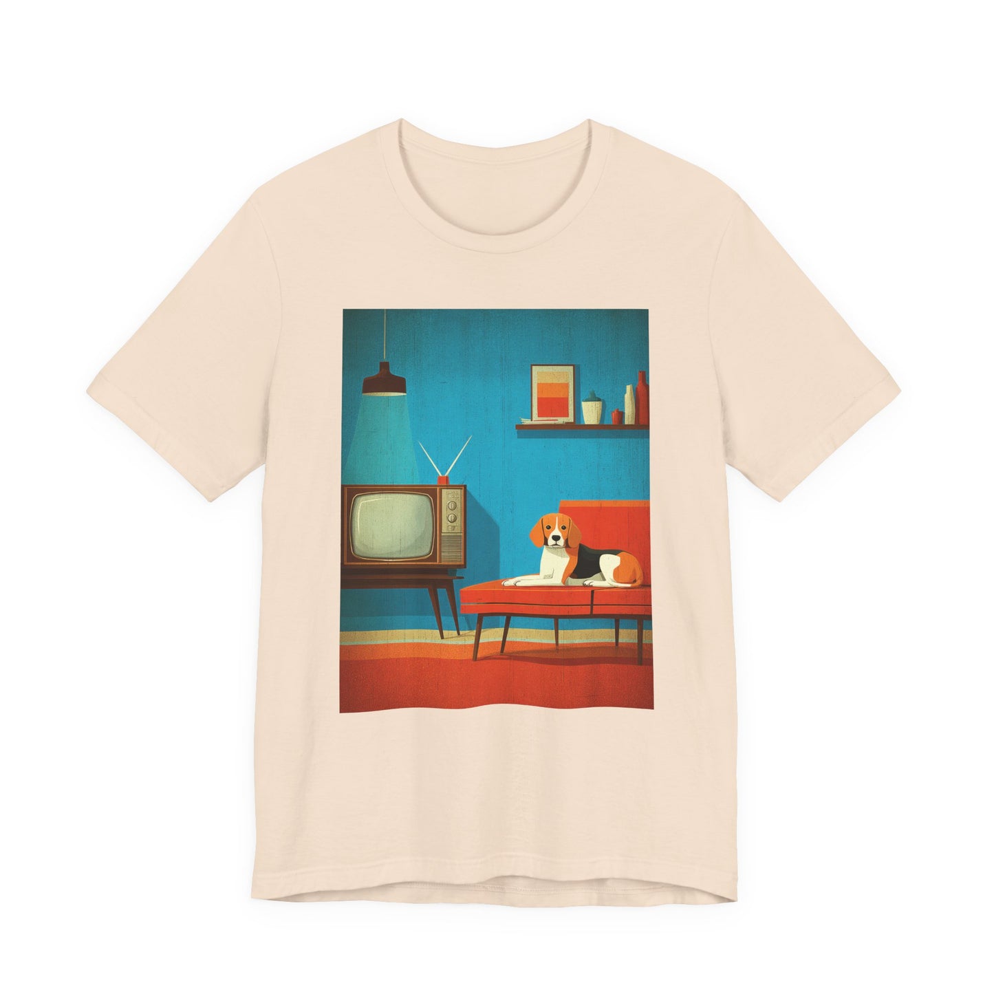 Beagle "Mid-Century Doggo" T-shirt
