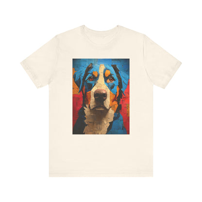 Bernese Mountain Dog "Mosaic Mutt" T-shirt