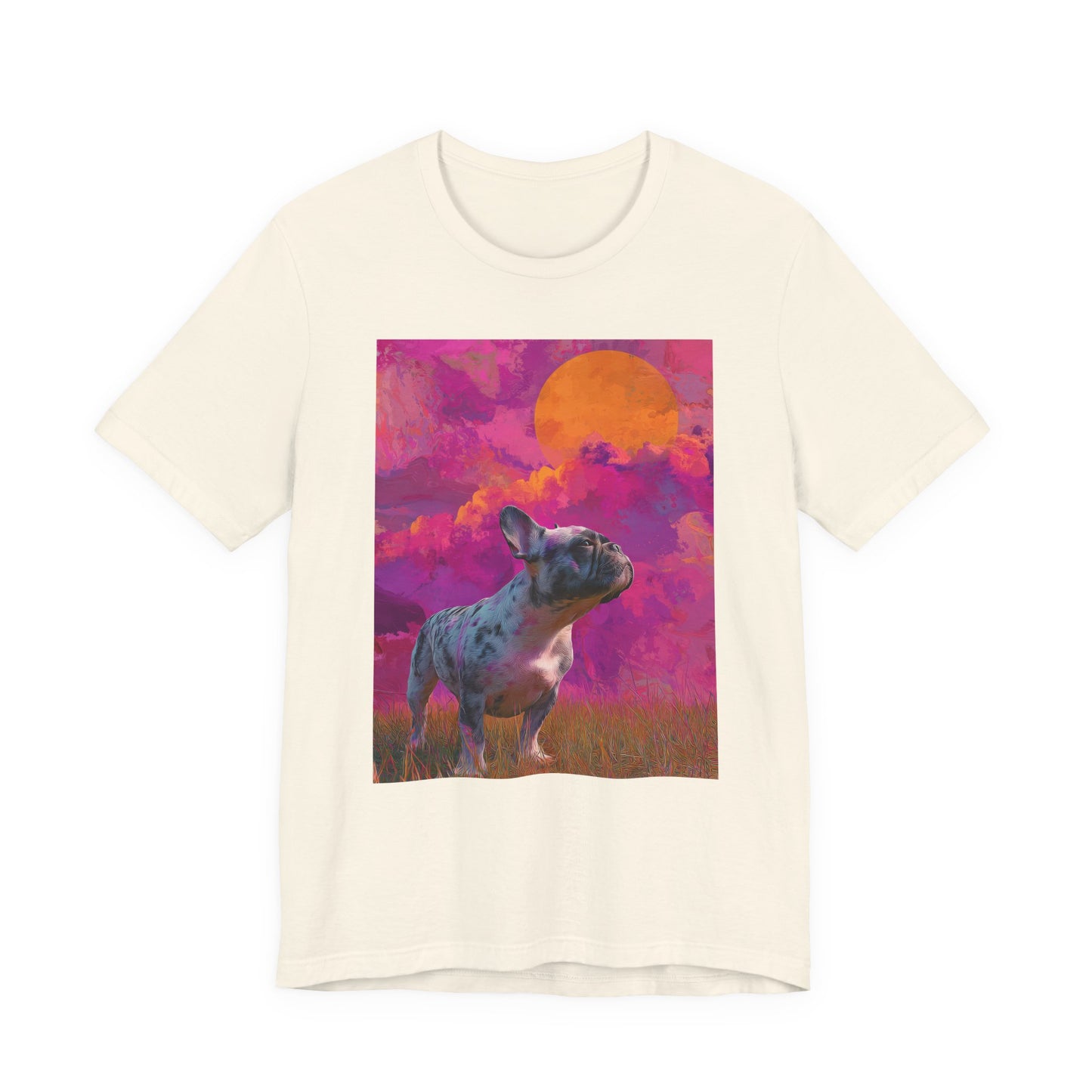 French Bulldog "Magenta Sky" T-shirt