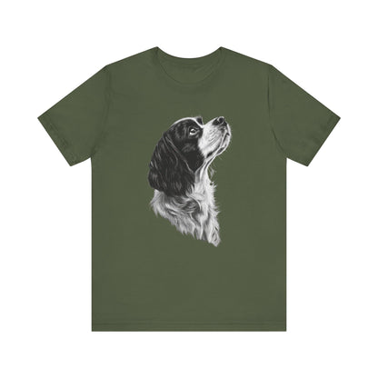 Cavalier King Charles Spaniel "Noir & Blanc" T-shirt