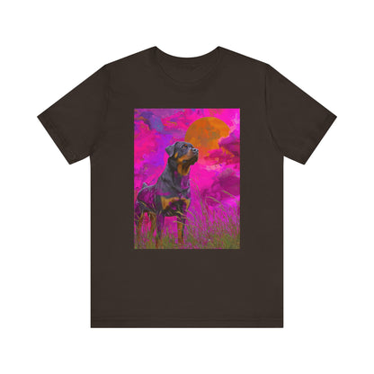 Rottweiler "Magenta Sky" T-shirt