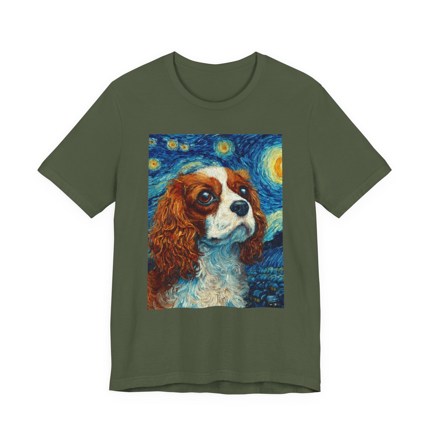 Cavalier King Charles Spaniel "Starry Night" T-shirt