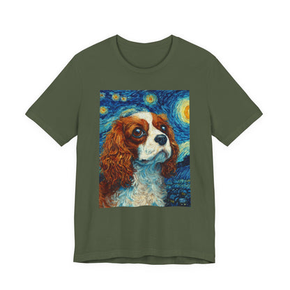 Cavalier King Charles Spaniel "Starry Night" T-shirt