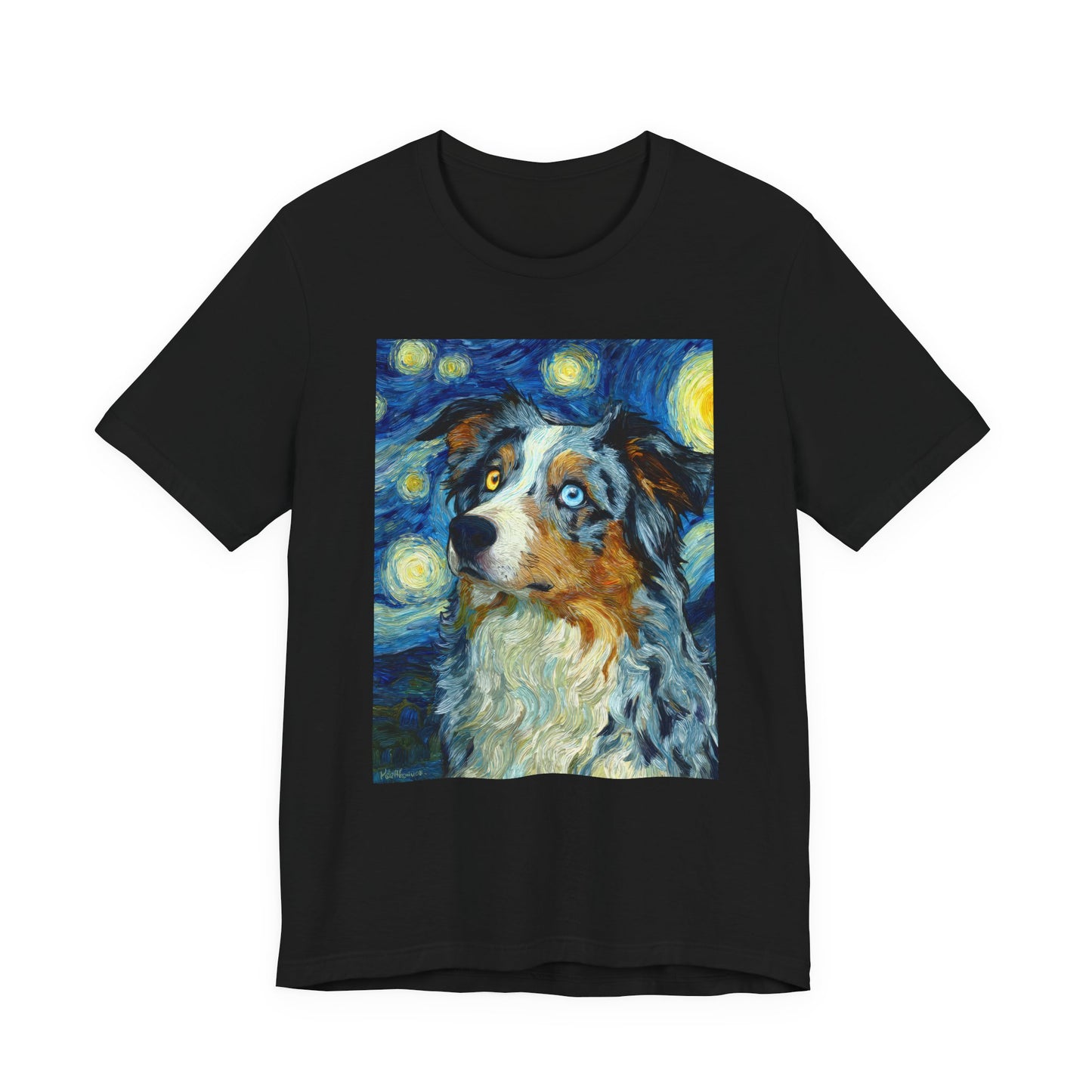 Australian Shepherd "Starry Night" T-shirt