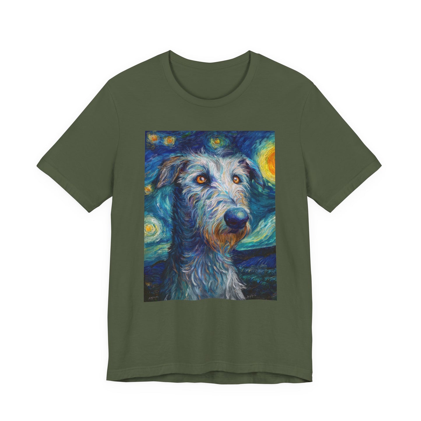 Irish Wolfhound "Starry Night" T-shirt