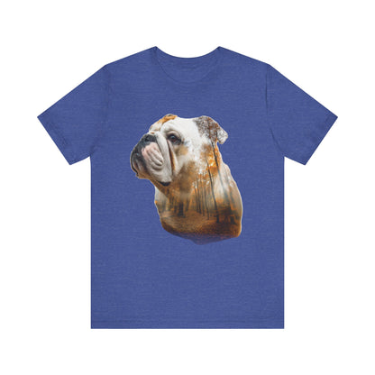 English Bulldog "Forest Minded" T-shirt