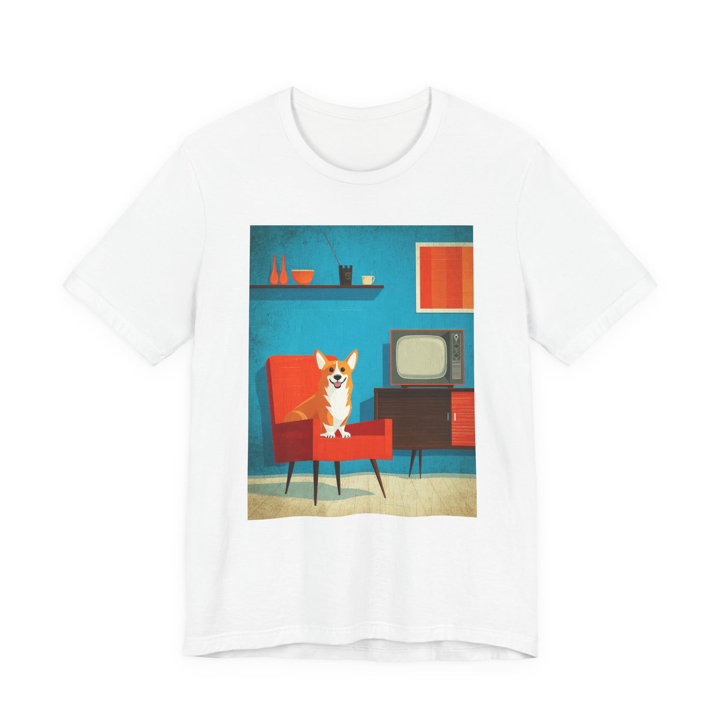 Pembroke Welsh Corgi "Mid-Century Doggo" T-shirt