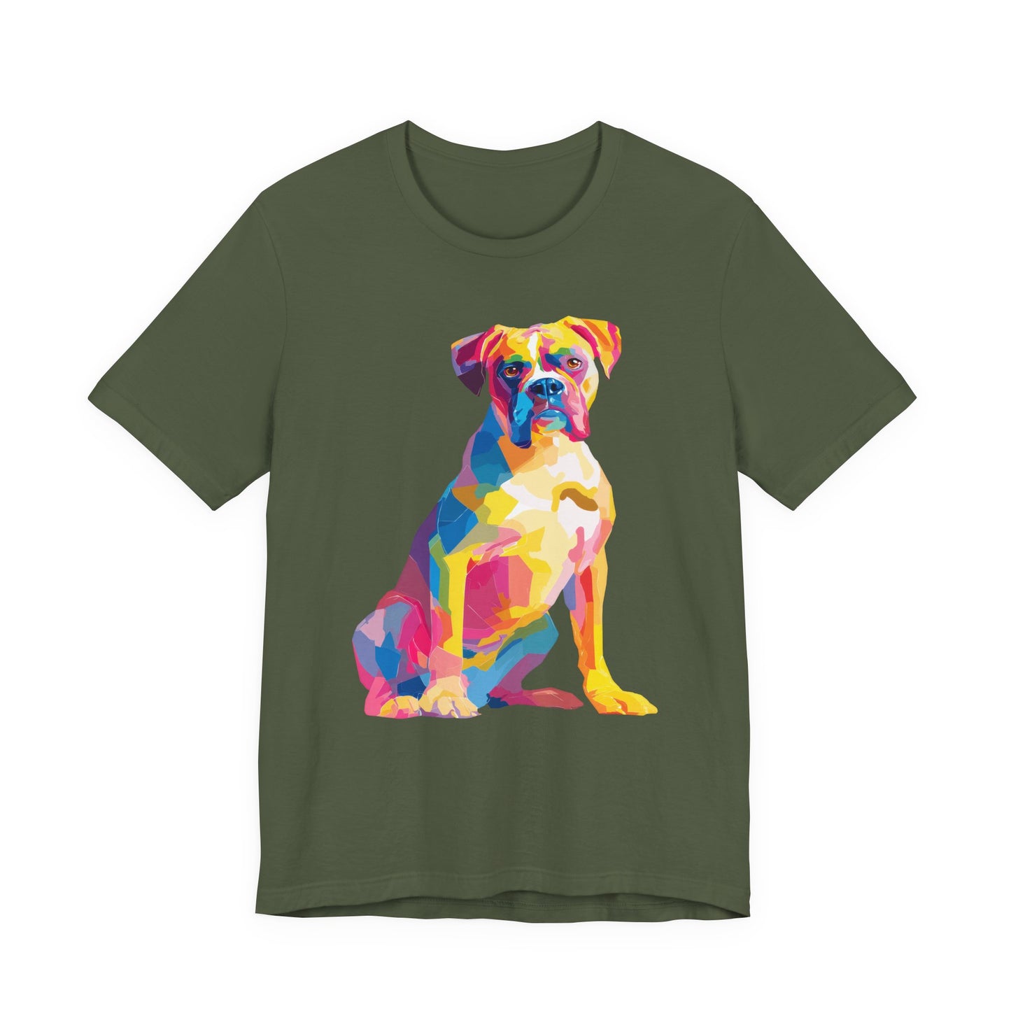 Boxer "Colorful Canine" T-shirt