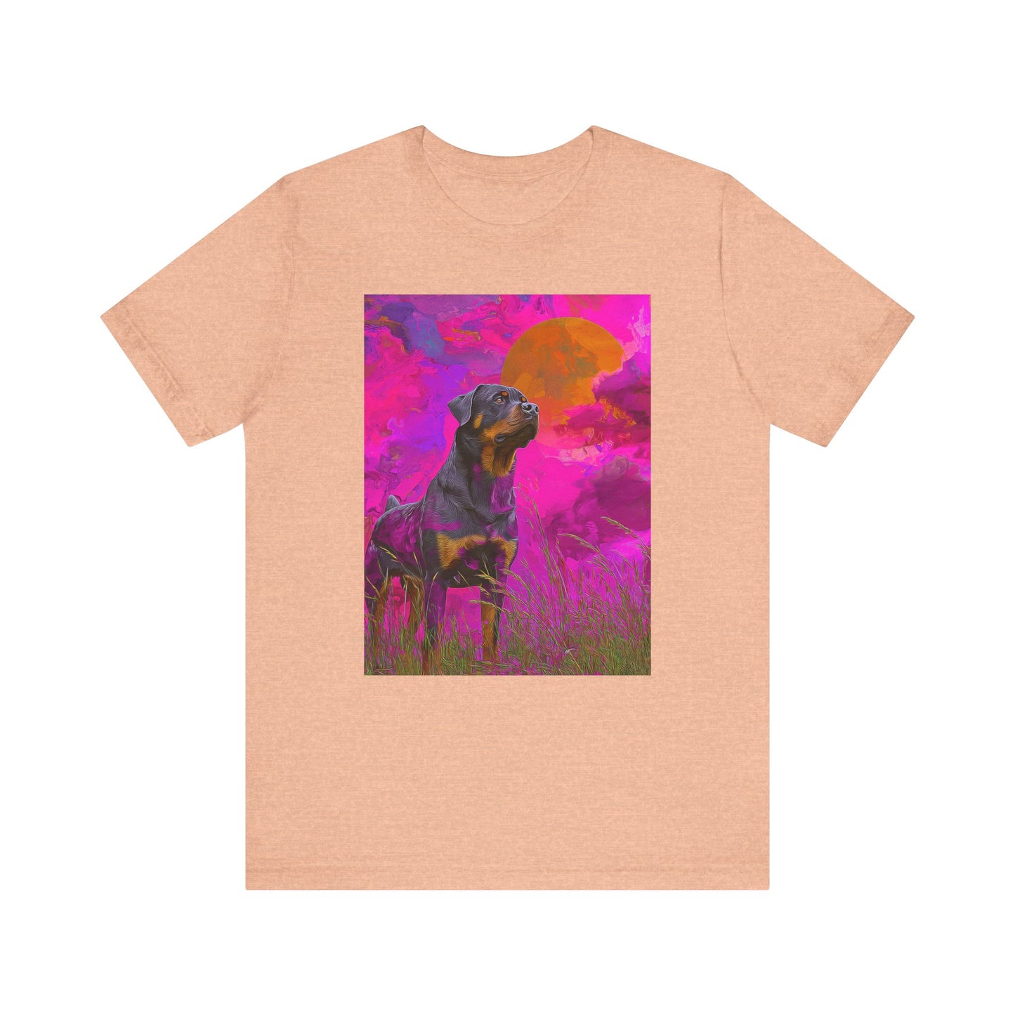 Rottweiler "Magenta Sky" T-shirt
