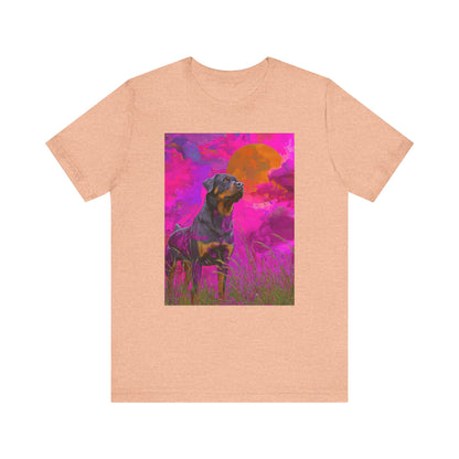 Rottweiler "Magenta Sky" T-shirt